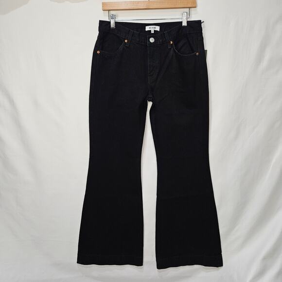ReDone Women's Jeans Flare Iconic Heritage Silhouette Black Size 27 - Picture 1 of 11
